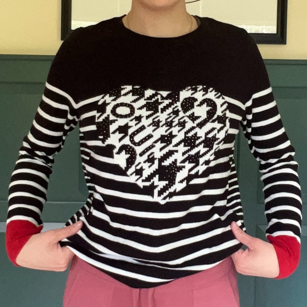 Designer Brand (Oui) French Brand Long Sleeve Sweater
